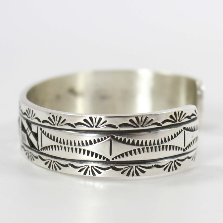 Silver Overlay Cuff by Peter Nelson - Garland's