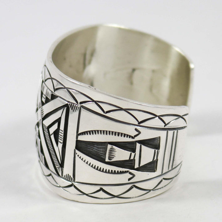 Silver Overlay Cuff by Peter Nelson - Garland's