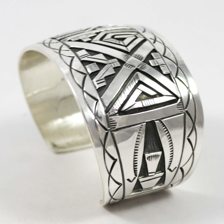 Silver Overlay Cuff by Peter Nelson - Garland's