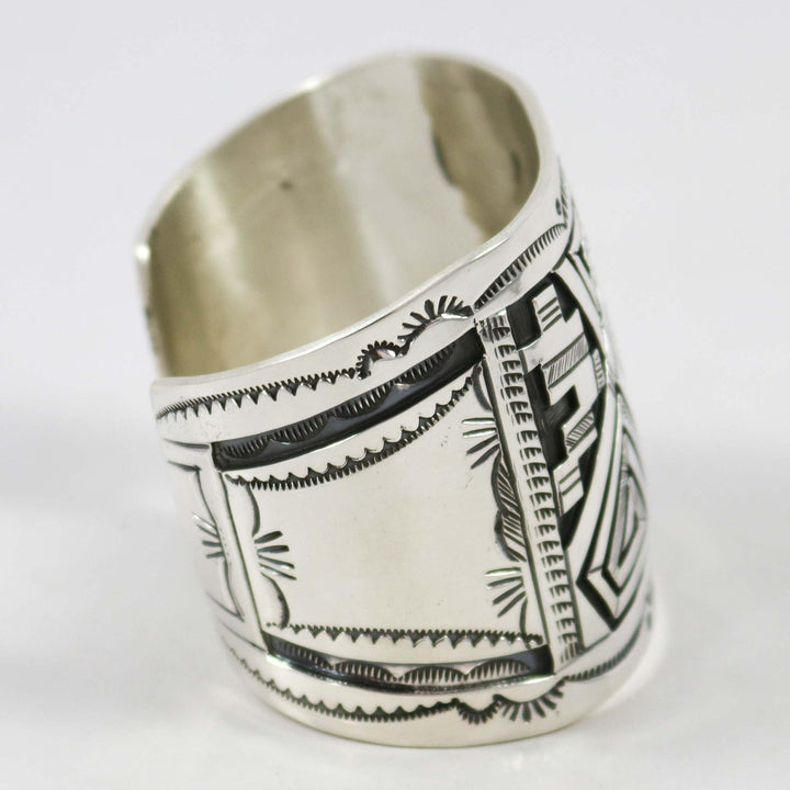 Silver Overlay Cuff by Peter Nelson - Garland's