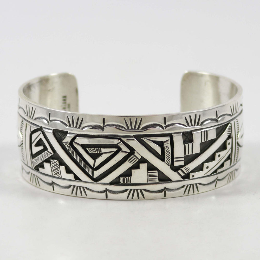 Silver Overlay Cuff by Peter Nelson - Garland's