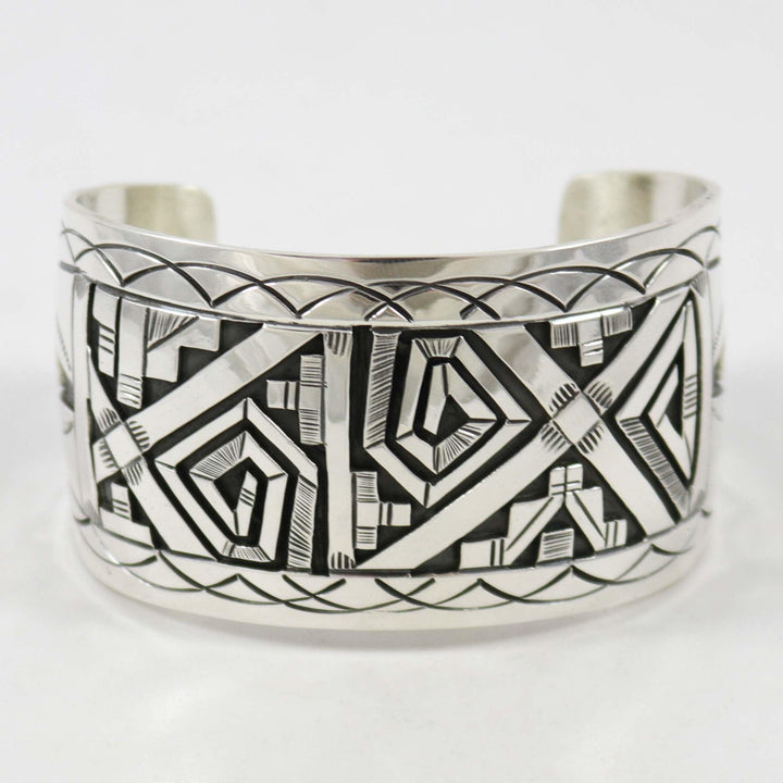 Silver Overlay Cuff by Peter Nelson - Garland's