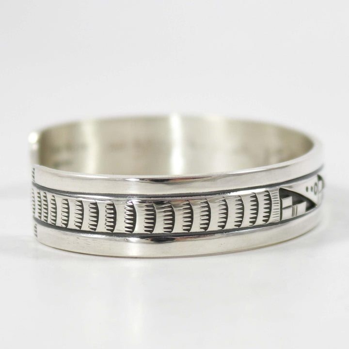 Silver Overlay Cuff by Peter Nelson - Garland's