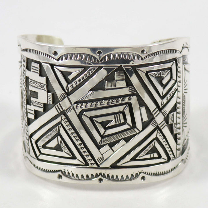 Silver Overlay Cuff by Peter Nelson - Garland's