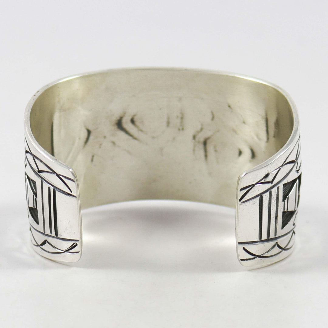 Silver Overlay Cuff by Peter Nelson - Garland's