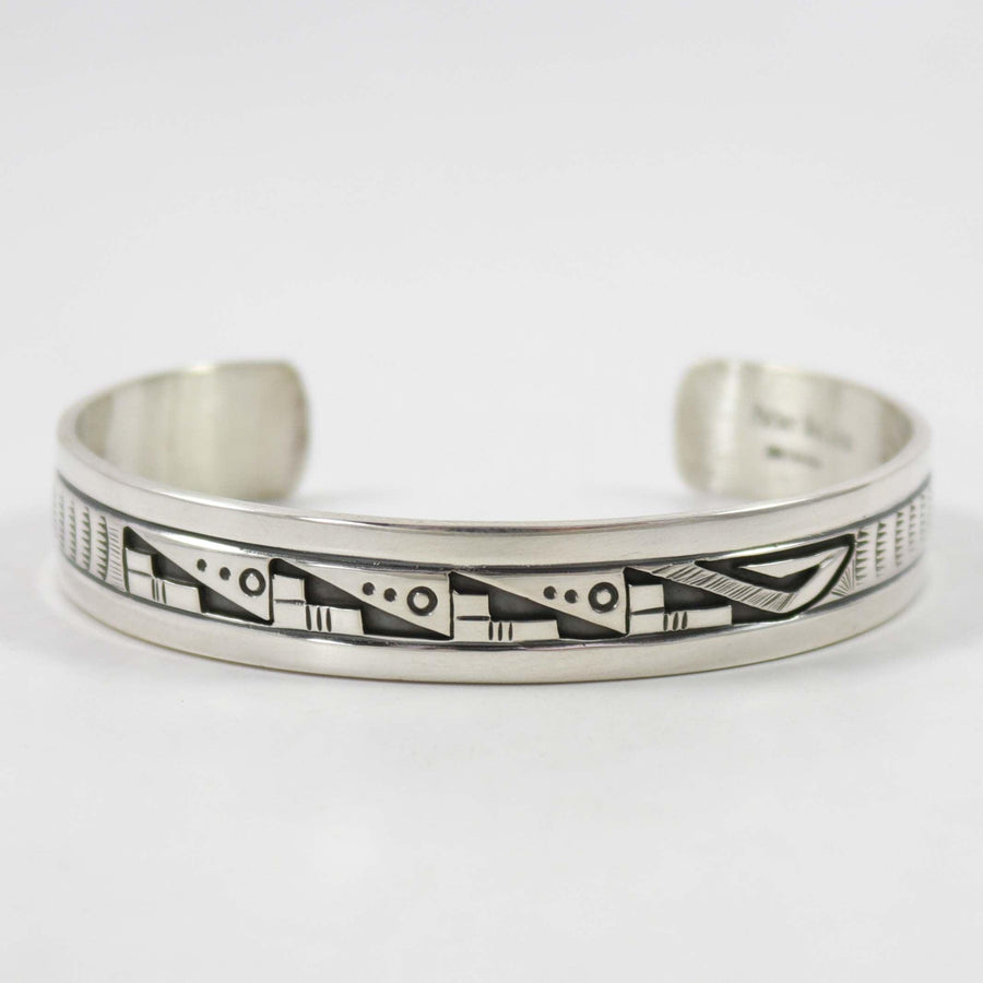 Silver Overlay Cuff by Peter Nelson - Garland's