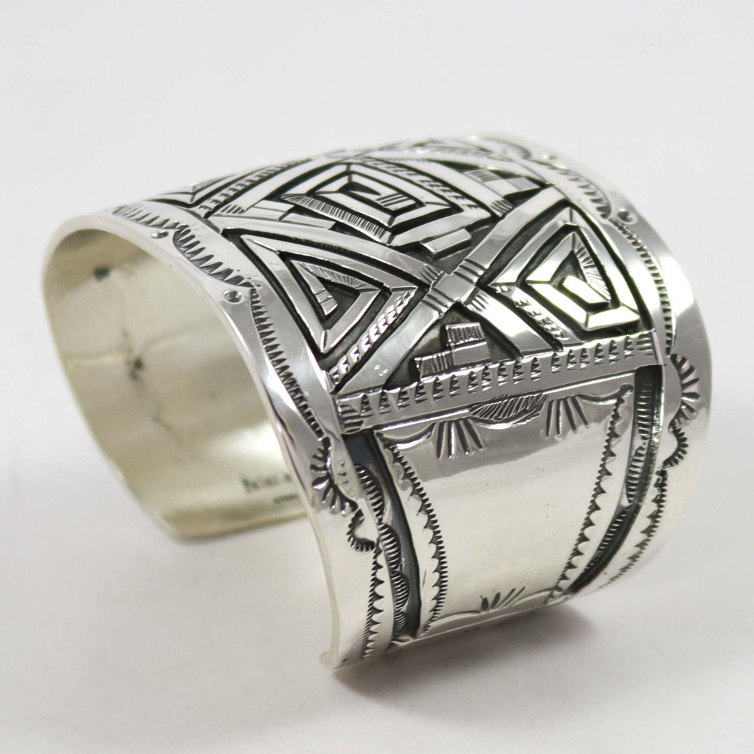 Silver Overlay Cuff by Peter Nelson - Garland's