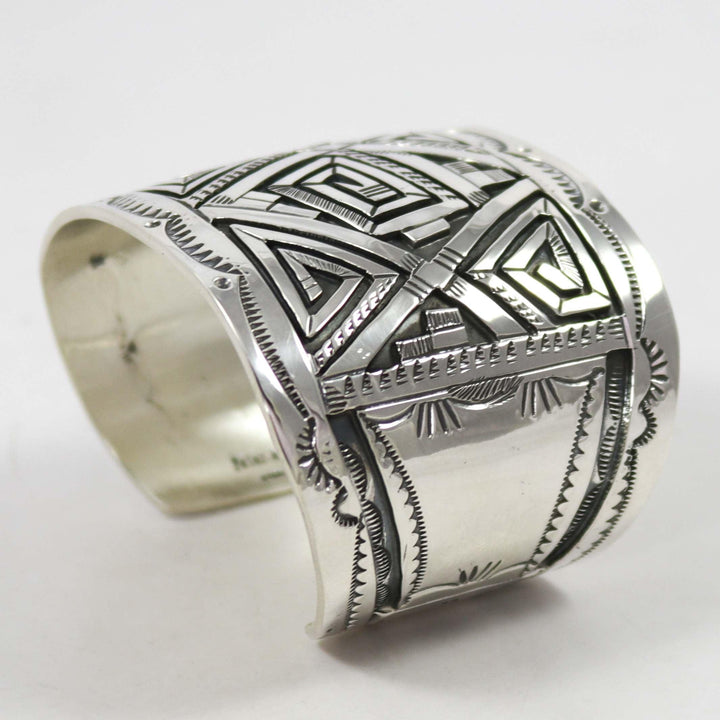 Silver Overlay Cuff by Peter Nelson - Garland's