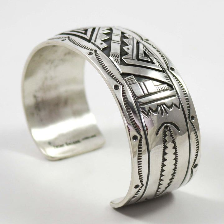 Silver Overlay Cuff by Peter Nelson - Garland's