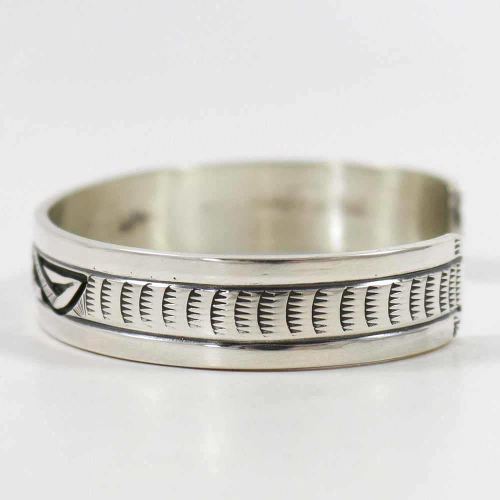 Silver Overlay Cuff by Peter Nelson - Garland's