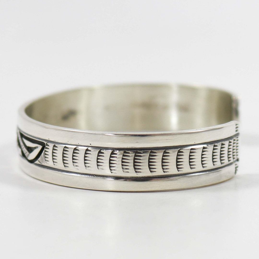 Silver Overlay Cuff by Peter Nelson - Garland's