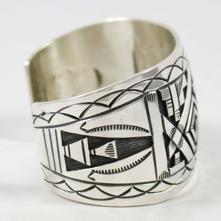 Silver Overlay Cuff by Peter Nelson - Garland's