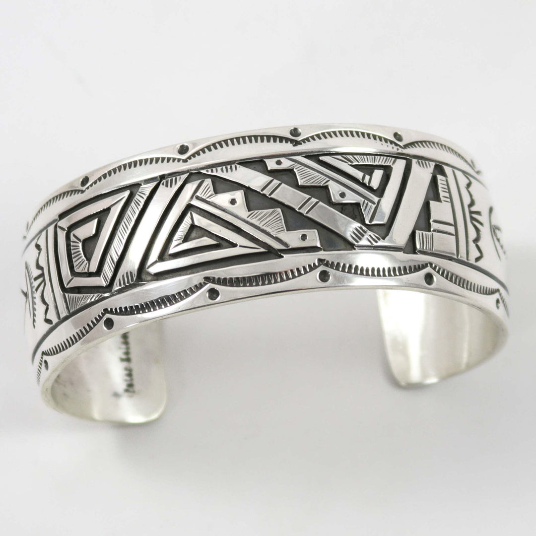 Silver Overlay Cuff by Peter Nelson - Garland's