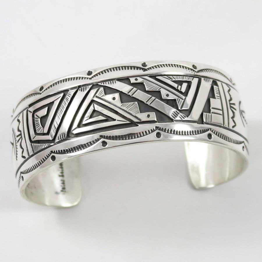 Silver Overlay Cuff by Peter Nelson - Garland's