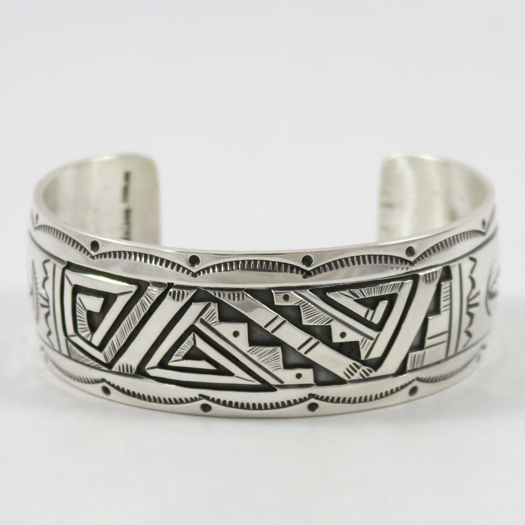 Silver Overlay Cuff by Peter Nelson - Garland's