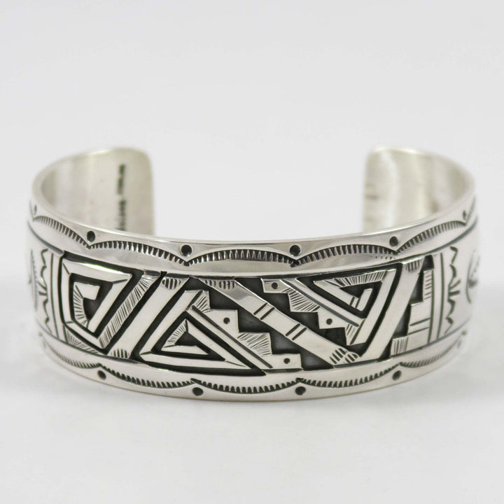 Silver Overlay Cuff by Peter Nelson - Garland's
