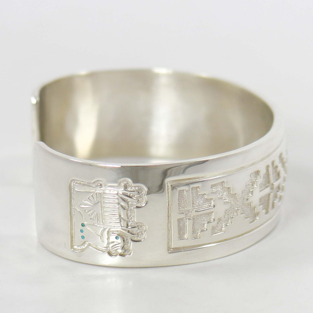 Silver Overlay Cuff by Robert Taylor - Garland's