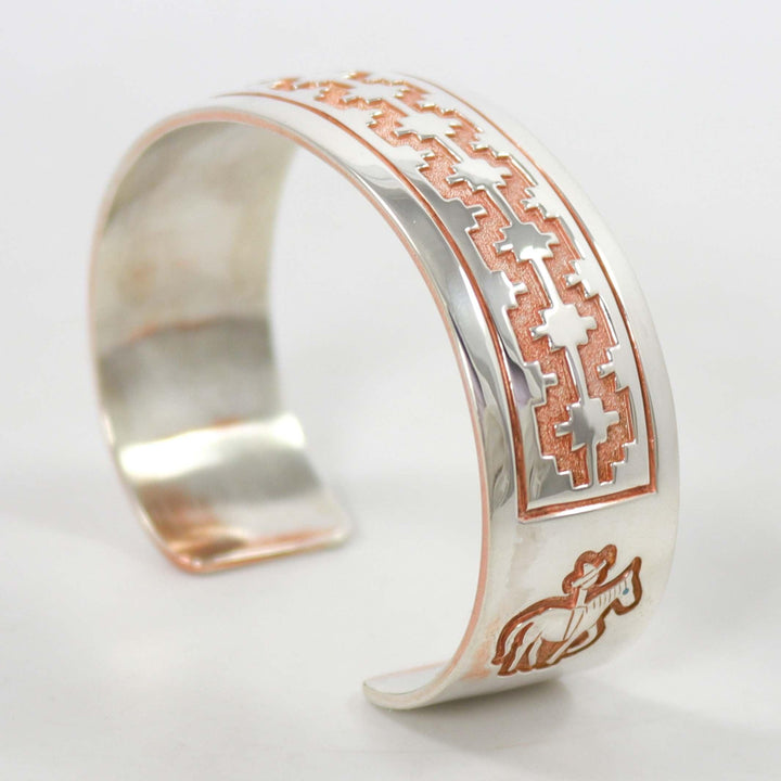 Silver Overlay Cuff by Robert Taylor - Garland's