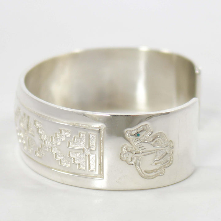 Silver Overlay Cuff by Robert Taylor - Garland's