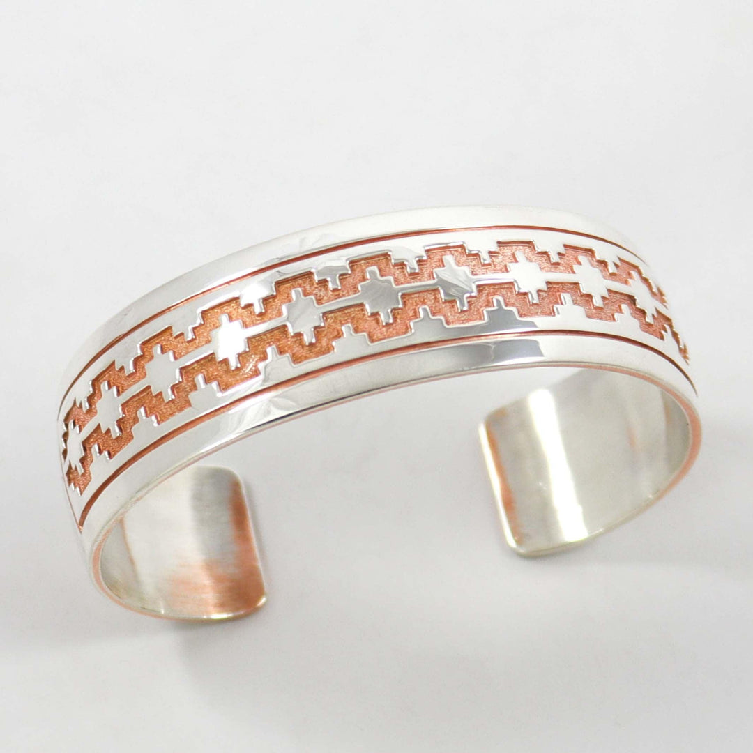 Silver Overlay Cuff by Robert Taylor - Garland's