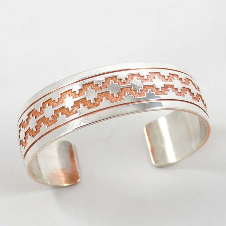 Silver Overlay Cuff by Robert Taylor - Garland's