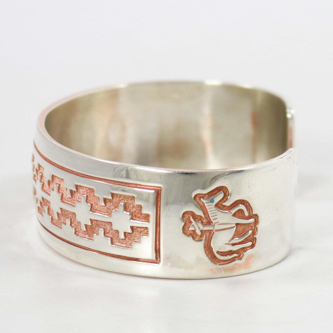 Silver Overlay Cuff by Robert Taylor - Garland's