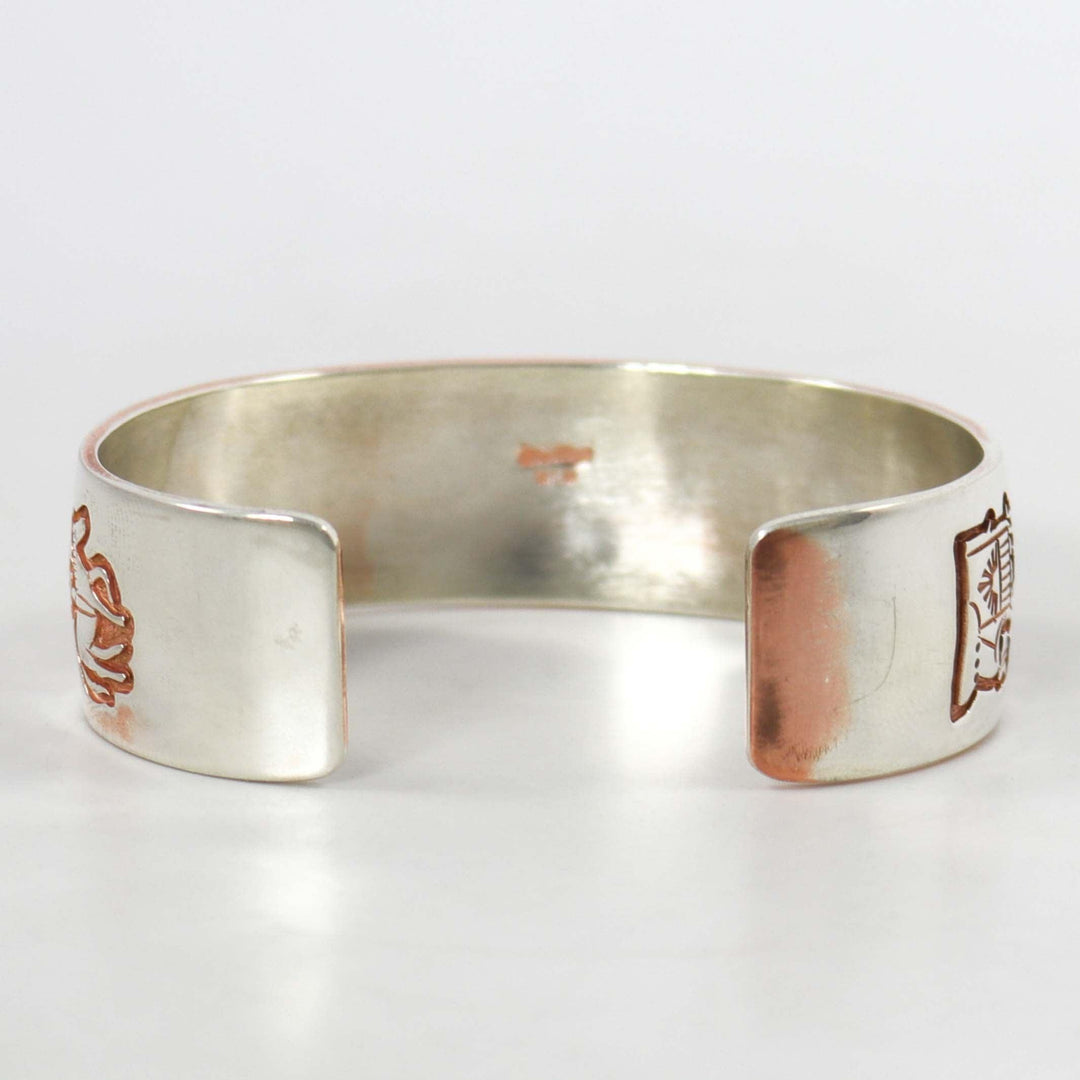 Silver Overlay Cuff by Robert Taylor - Garland's