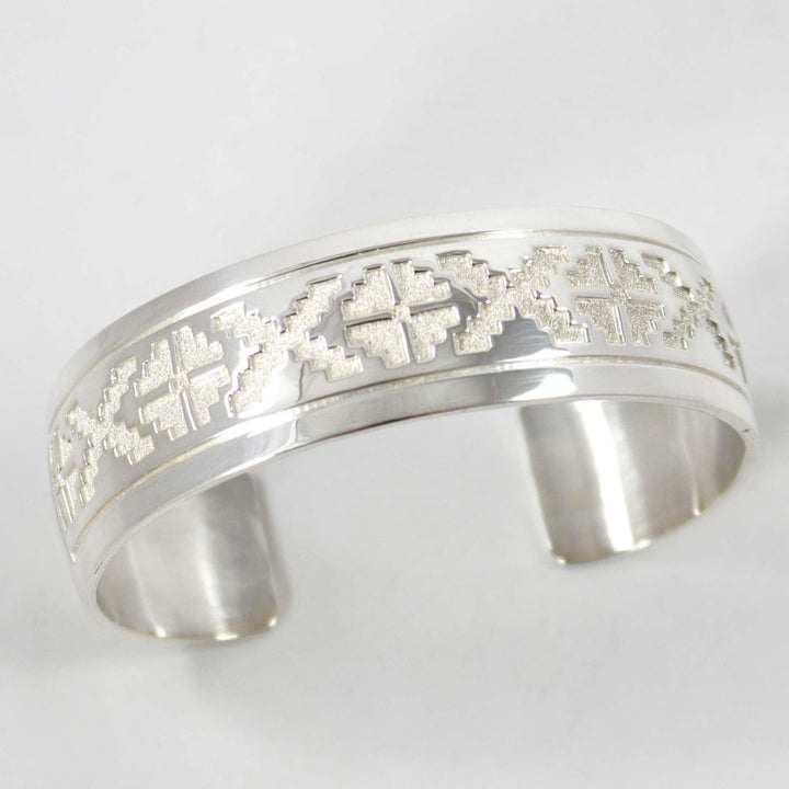 Silver Overlay Cuff by Robert Taylor - Garland's