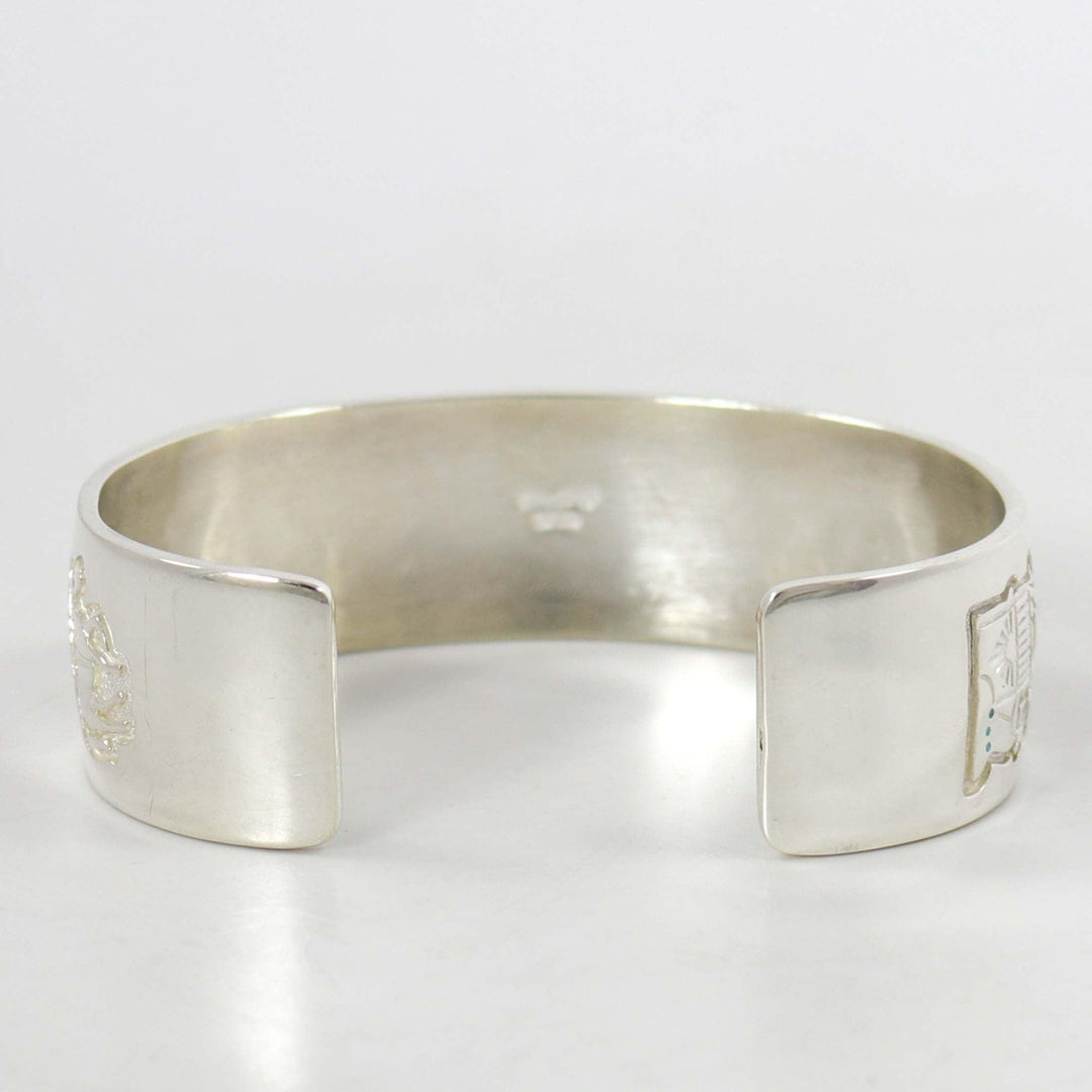 Silver Overlay Cuff by Robert Taylor - Garland's