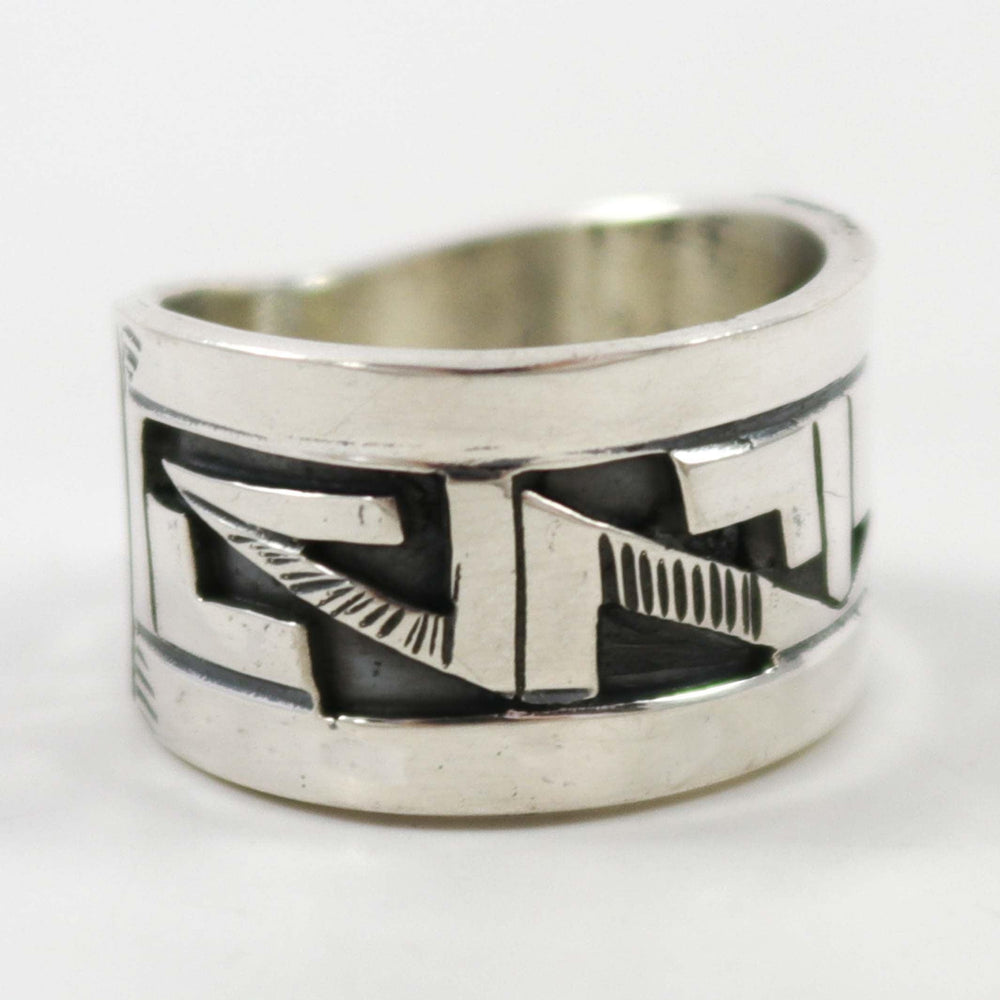 Silver Overlay Ring by Peter Nelson - Garland's