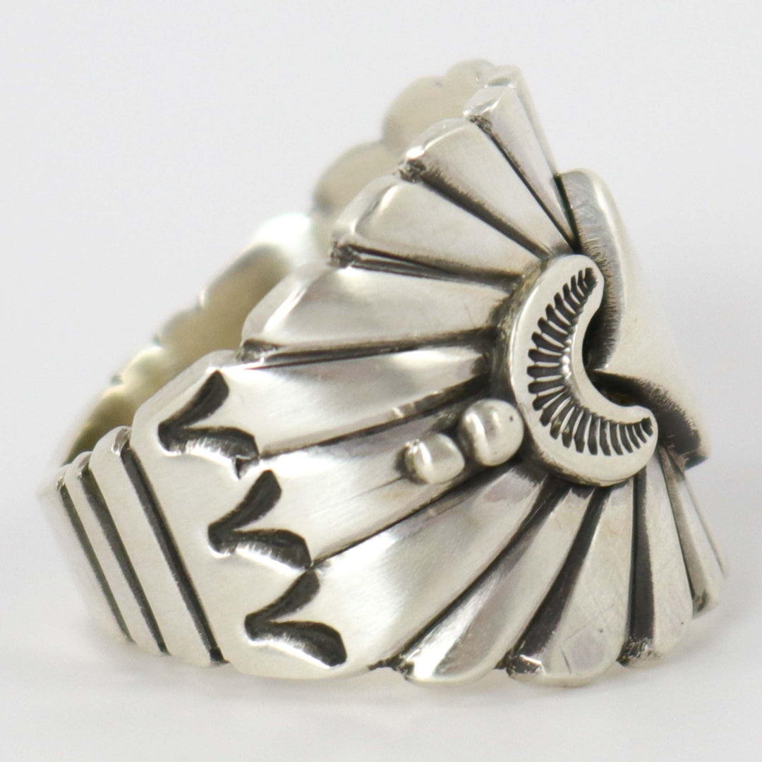 Silver Ring by Thomas Jim - Garland's