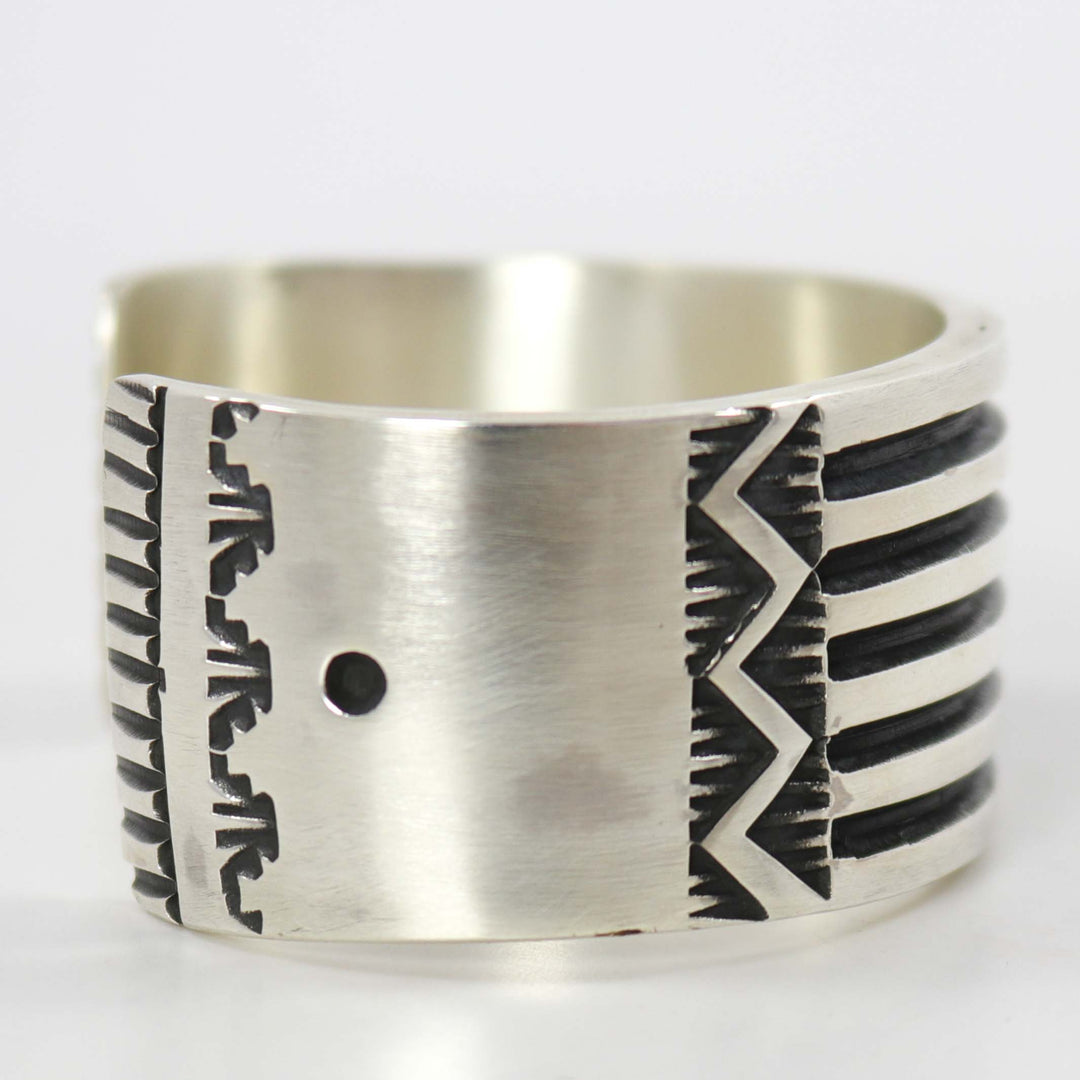 Silver Tracks Cuff by Elvira Bill - Garland's