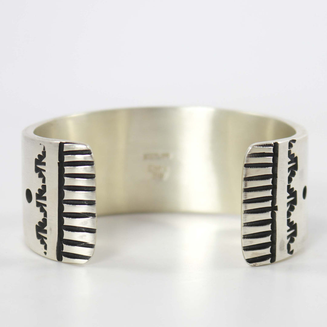 Silver Tracks Cuff by Elvira Bill - Garland's