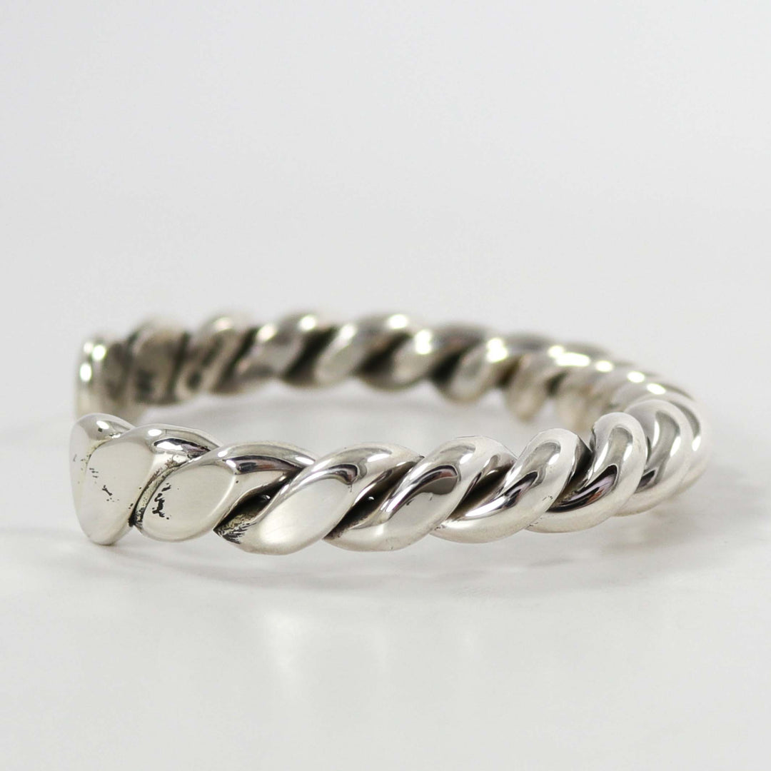 Silver Twist Cuff by Kenneth Redhorse - Garland's