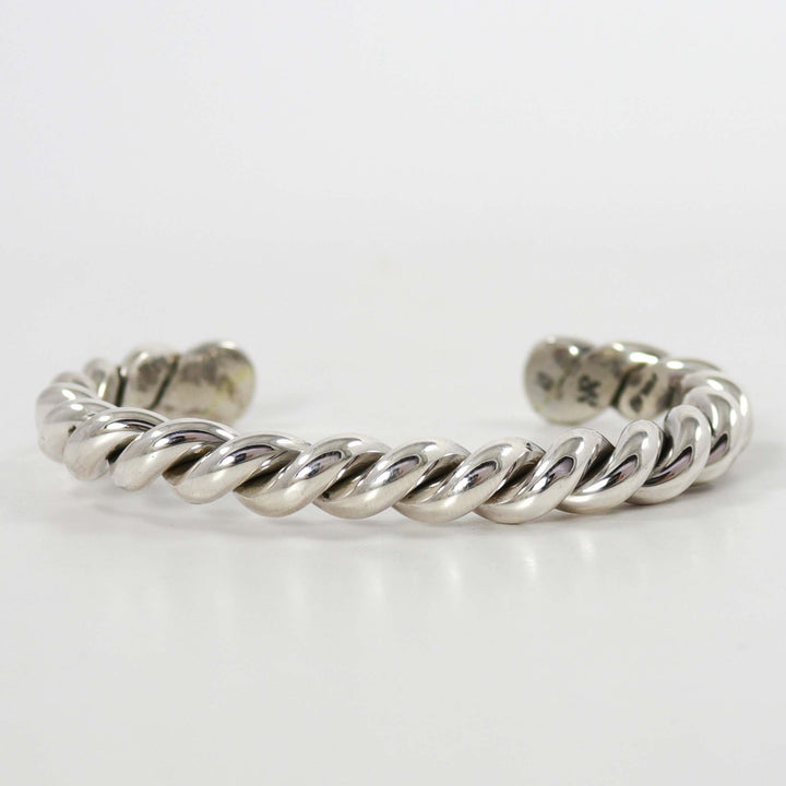 Silver Twist Cuff by Kenneth Redhorse - Garland's