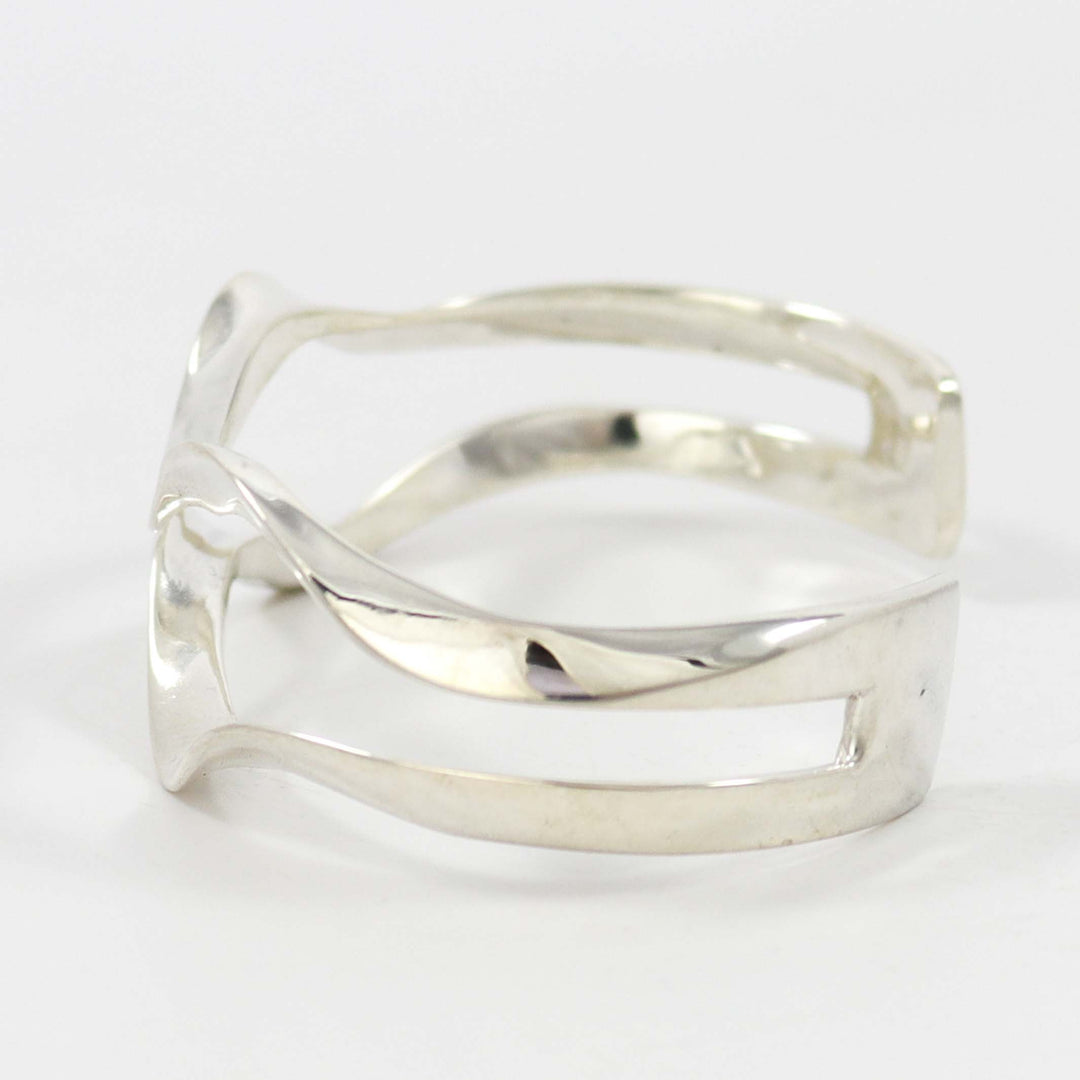 Silver Wave Cuff by Melanie and Michael Lente - Garland's