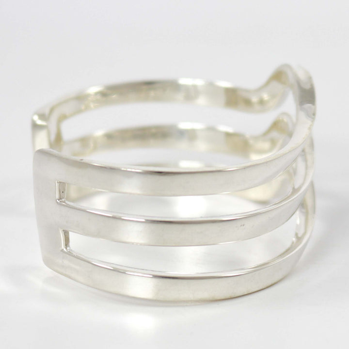 Silver Wave Cuff by Melanie and Michael Lente - Garland's