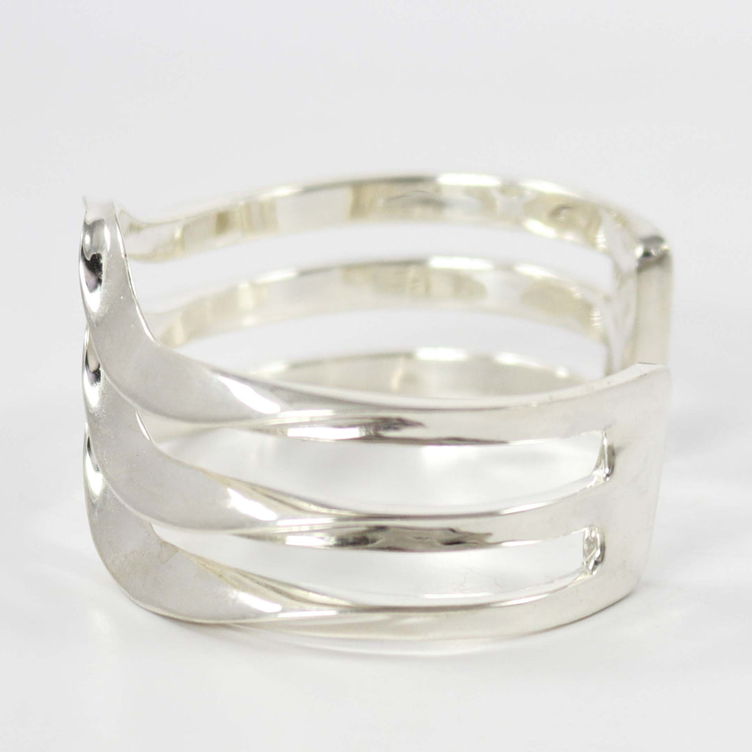Silver Wave Cuff by Melanie and Michael Lente - Garland's