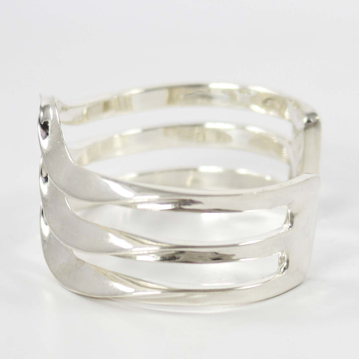 Silver Wave Cuff by Melanie and Michael Lente - Garland's