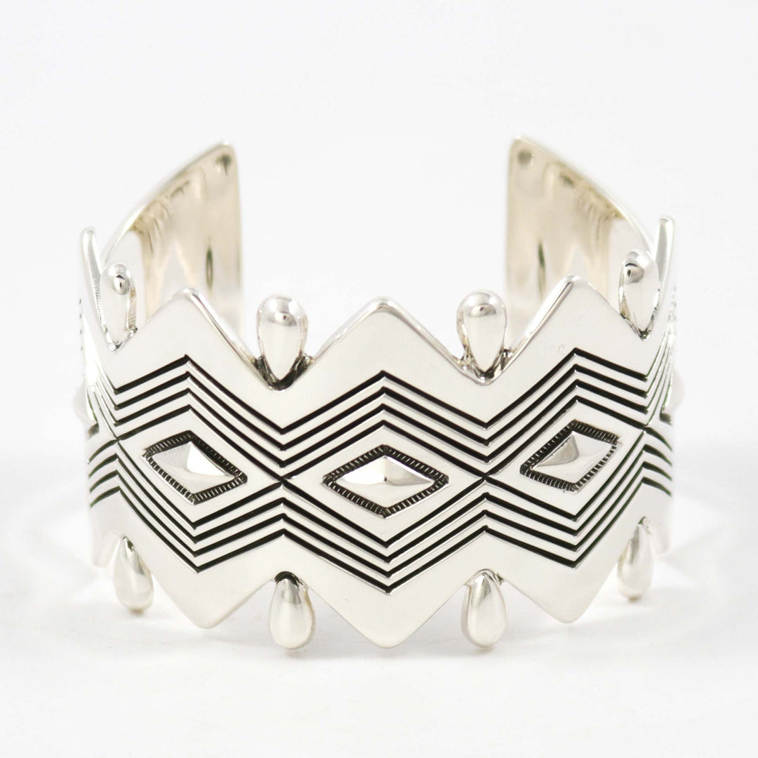 Silver Zig-Zag Cuff by Jennifer Curtis - Garland's