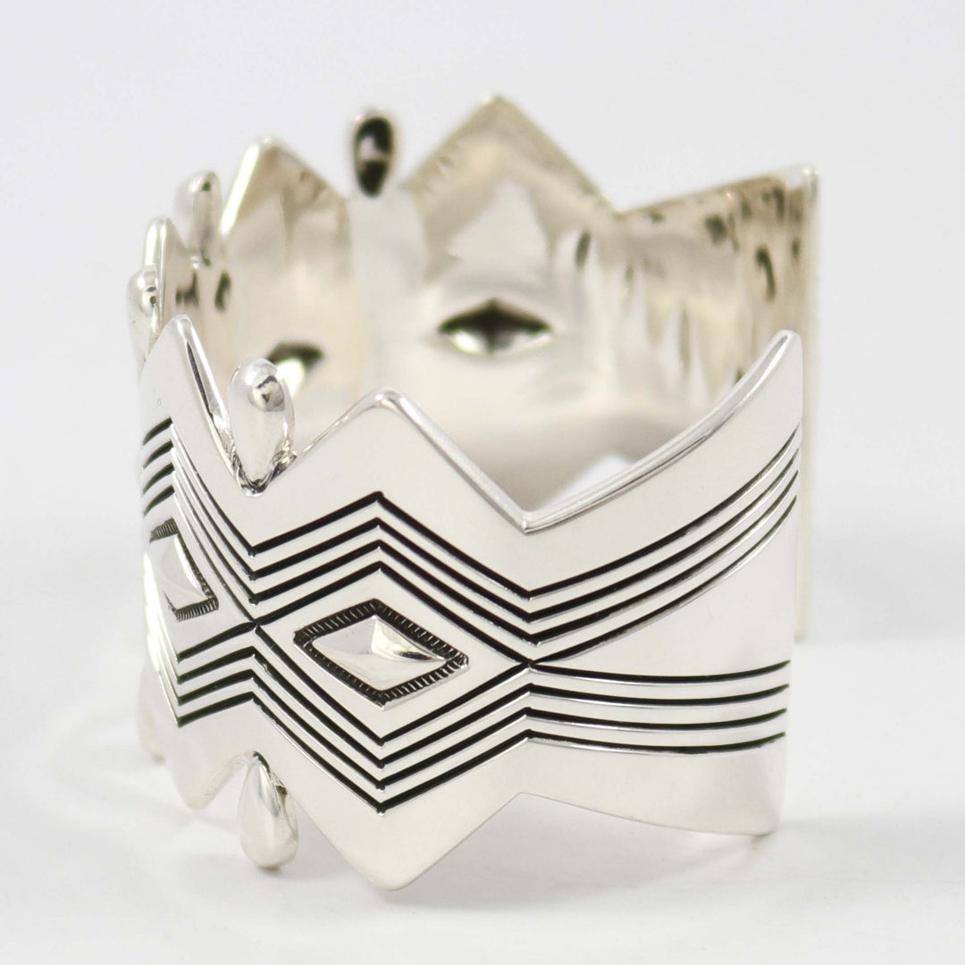 Silver Zig-Zag Cuff by Jennifer Curtis - Garland's