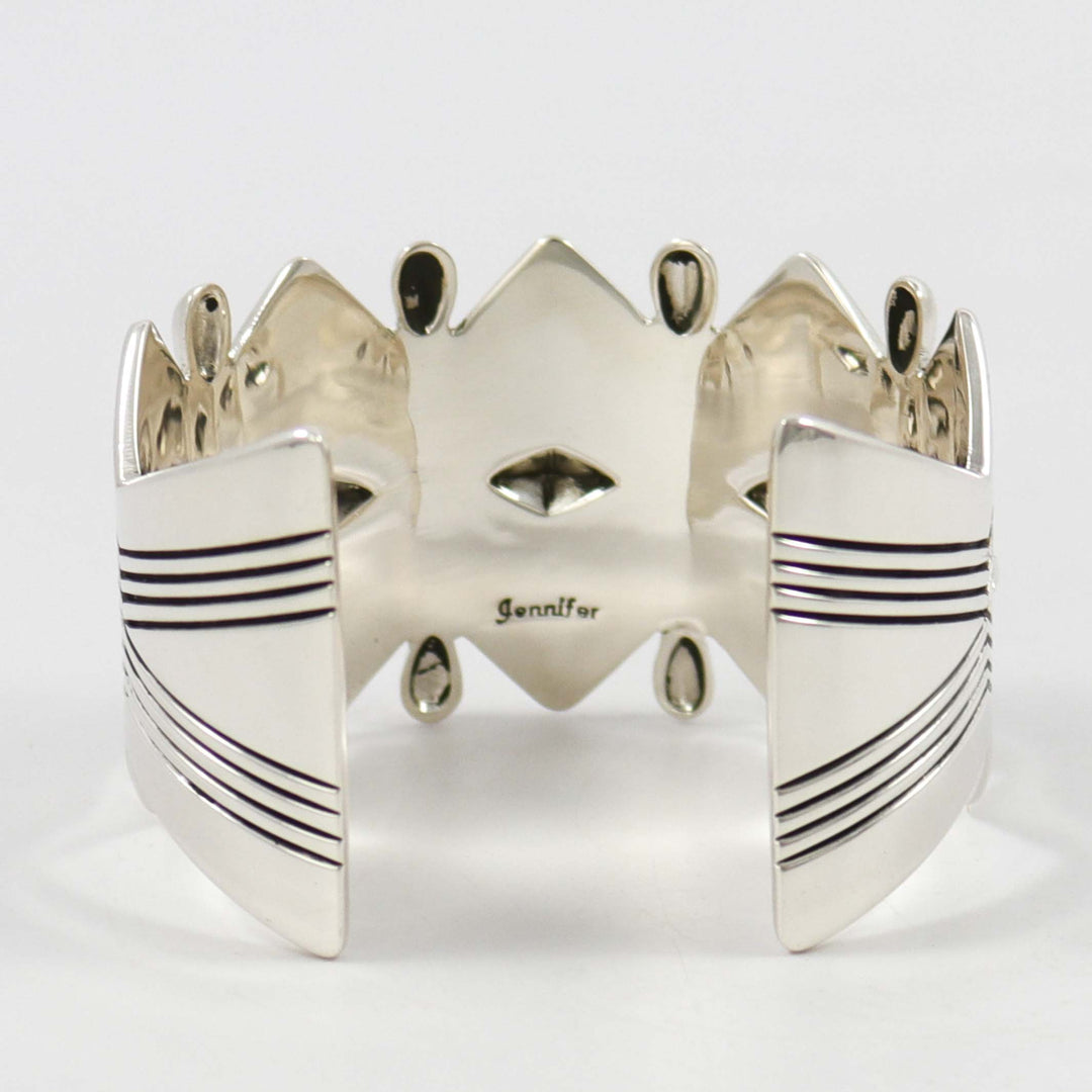 Silver Zig-Zag Cuff by Jennifer Curtis - Garland's