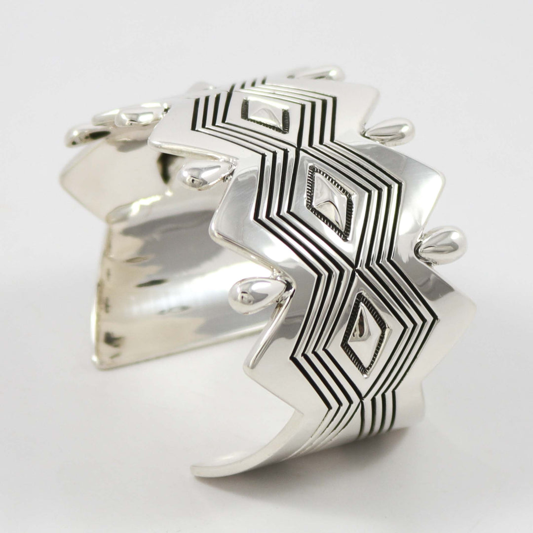 Silver Zig-Zag Cuff by Jennifer Curtis - Garland's