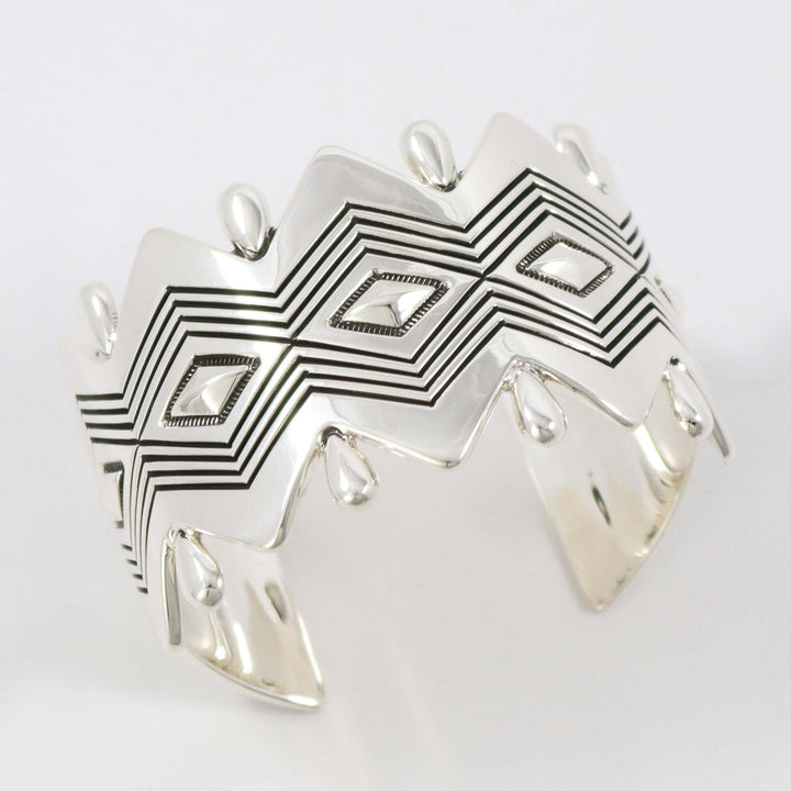 Silver Zig-Zag Cuff by Jennifer Curtis - Garland's
