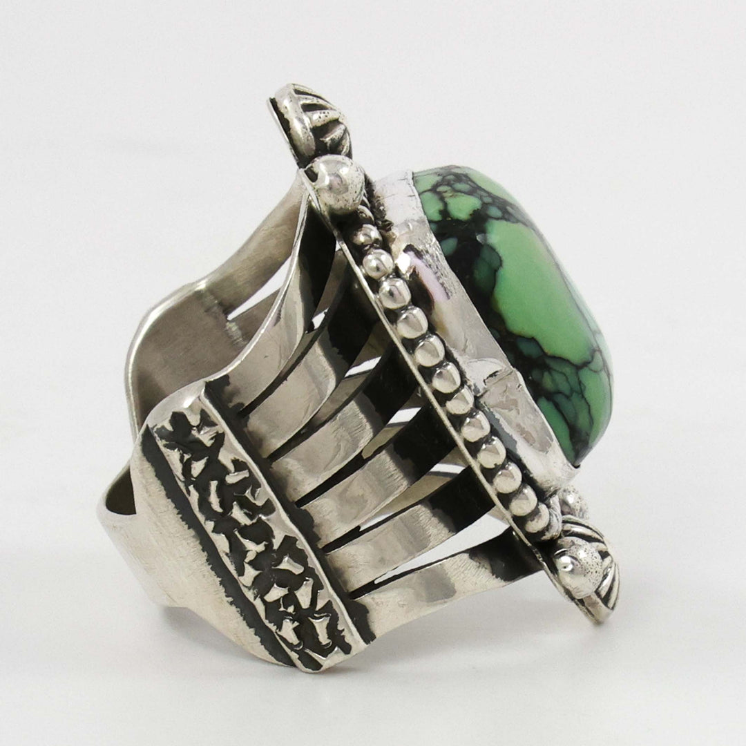 Skyfox Turquoise Ring by Albert Jake and Bruce Eckhardt - Garland's