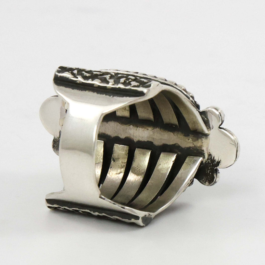 Skyfox Turquoise Ring by Albert Jake and Bruce Eckhardt - Garland's