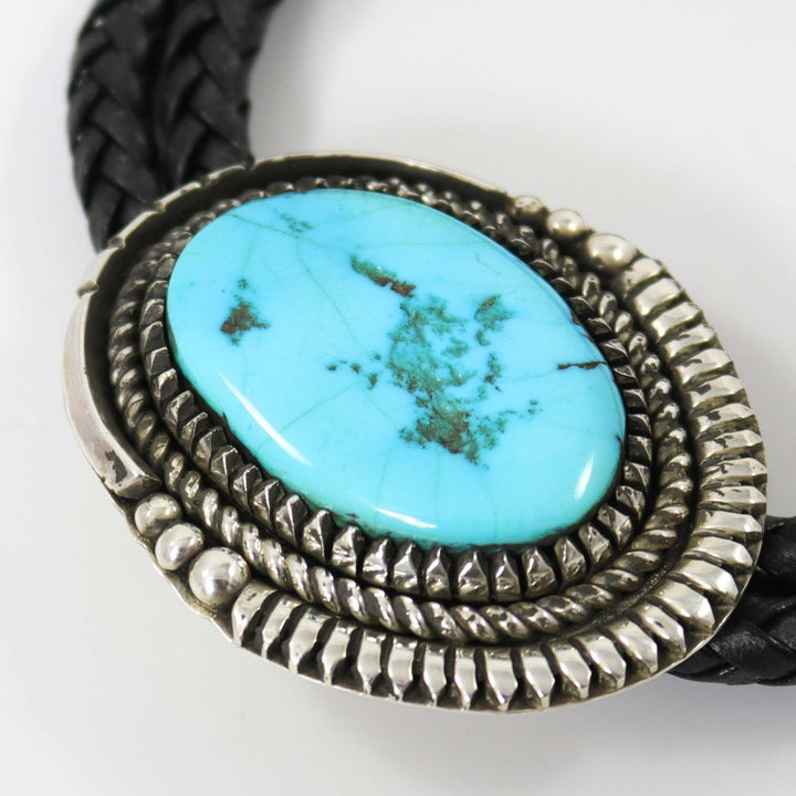 Sleeping Beauty Turquoise Bola Tie by Bob Robbins - Garland's