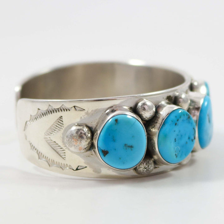 Sleeping Beauty Turquoise Cuff by Clarissa and Vernon Hale - Garland's