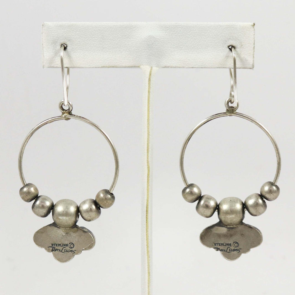 Sleeping Beauty Turquoise Earrings by Don Lucas - Garland's