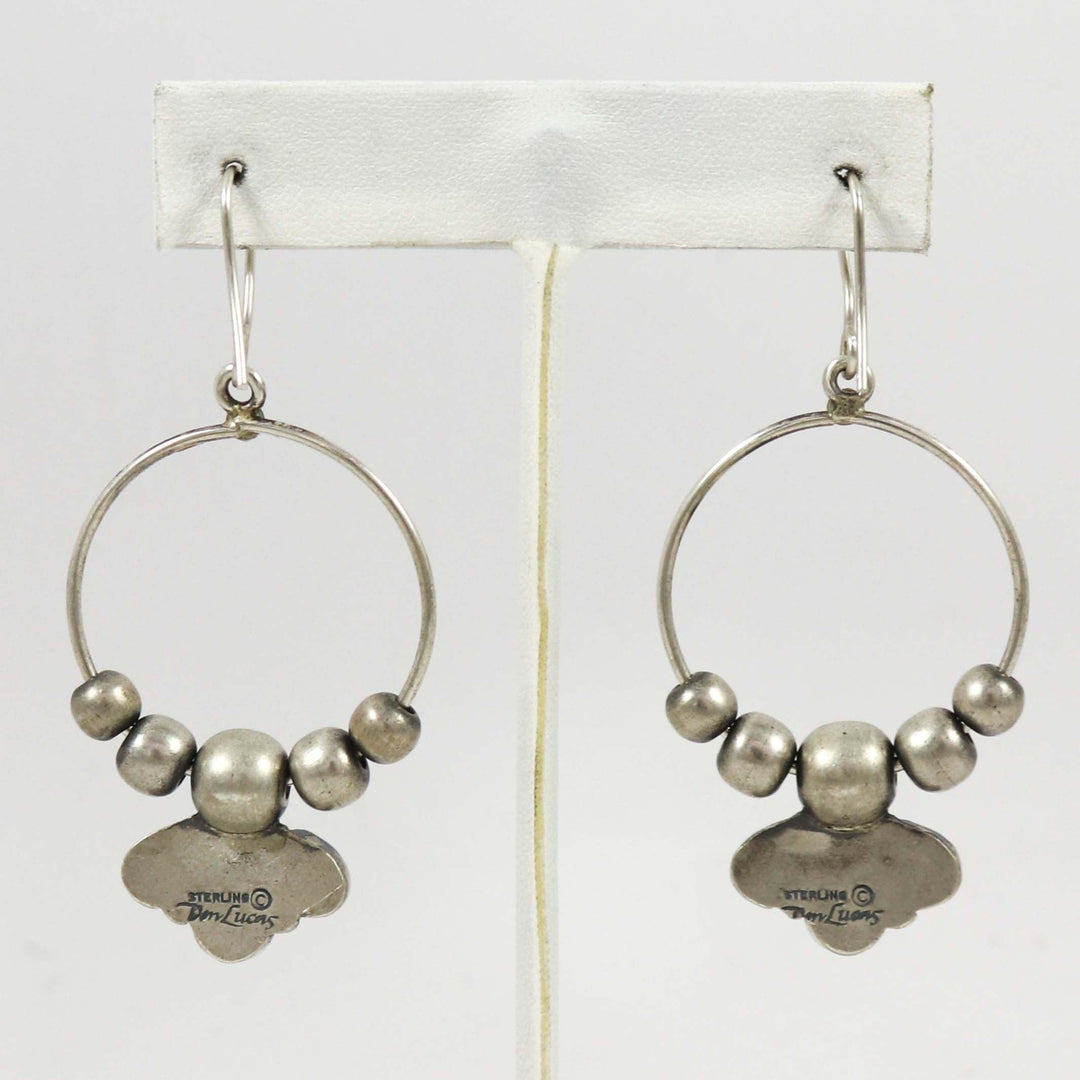 Sleeping Beauty Turquoise Earrings by Don Lucas - Garland's